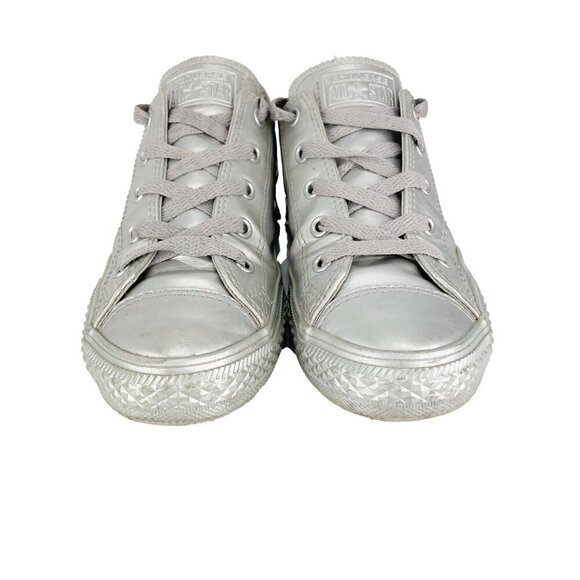 CONVERSE Chuck Taylor All Star Classic Silverβ Kids Sneakers Size US 2 - Picture 6 of 15